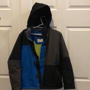 Boys Firefly colour block winter coat